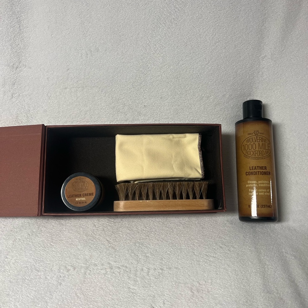 Wolverine Leather Care Kit - Brown and Cream